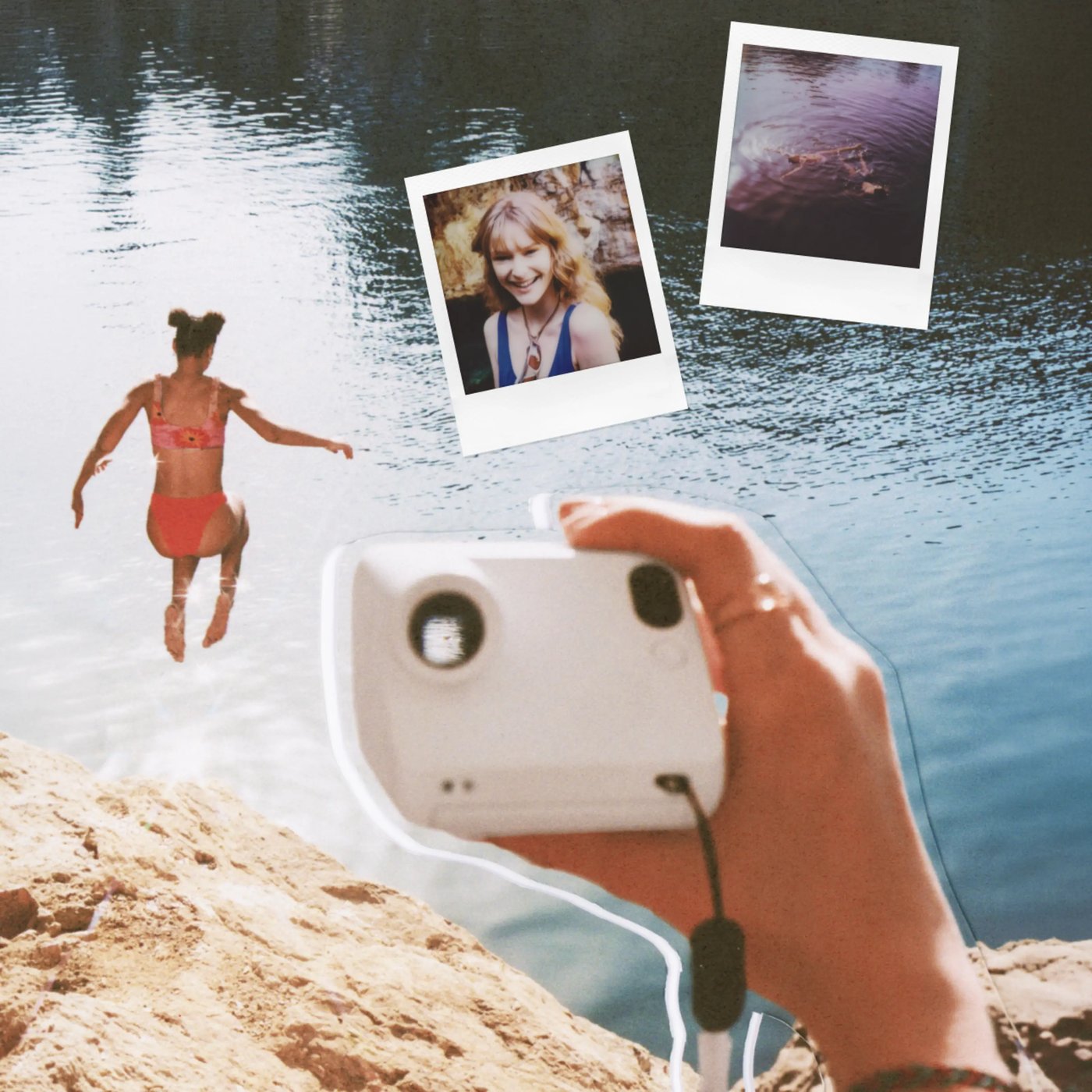 Polaroid Go Gen 3 direktfilmskamera med film Vit