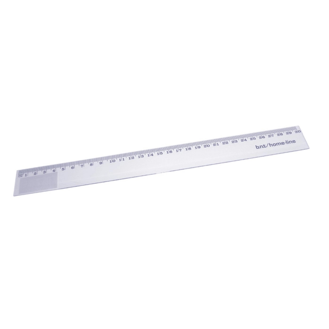 Linjal 30 cm transparent