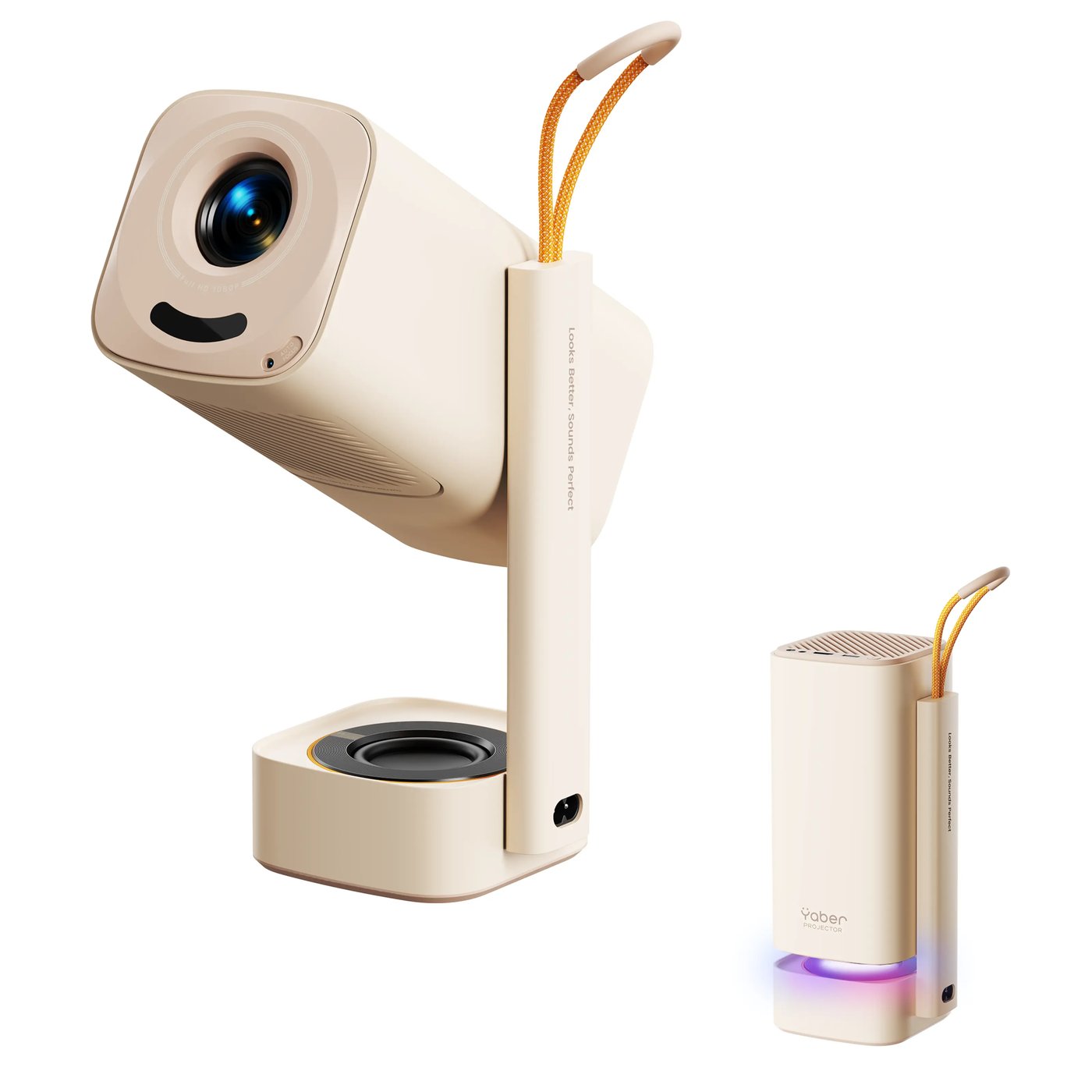 Yaber T1 Pro bärbar Full HD-projektor med inbyggda streamingtjänster