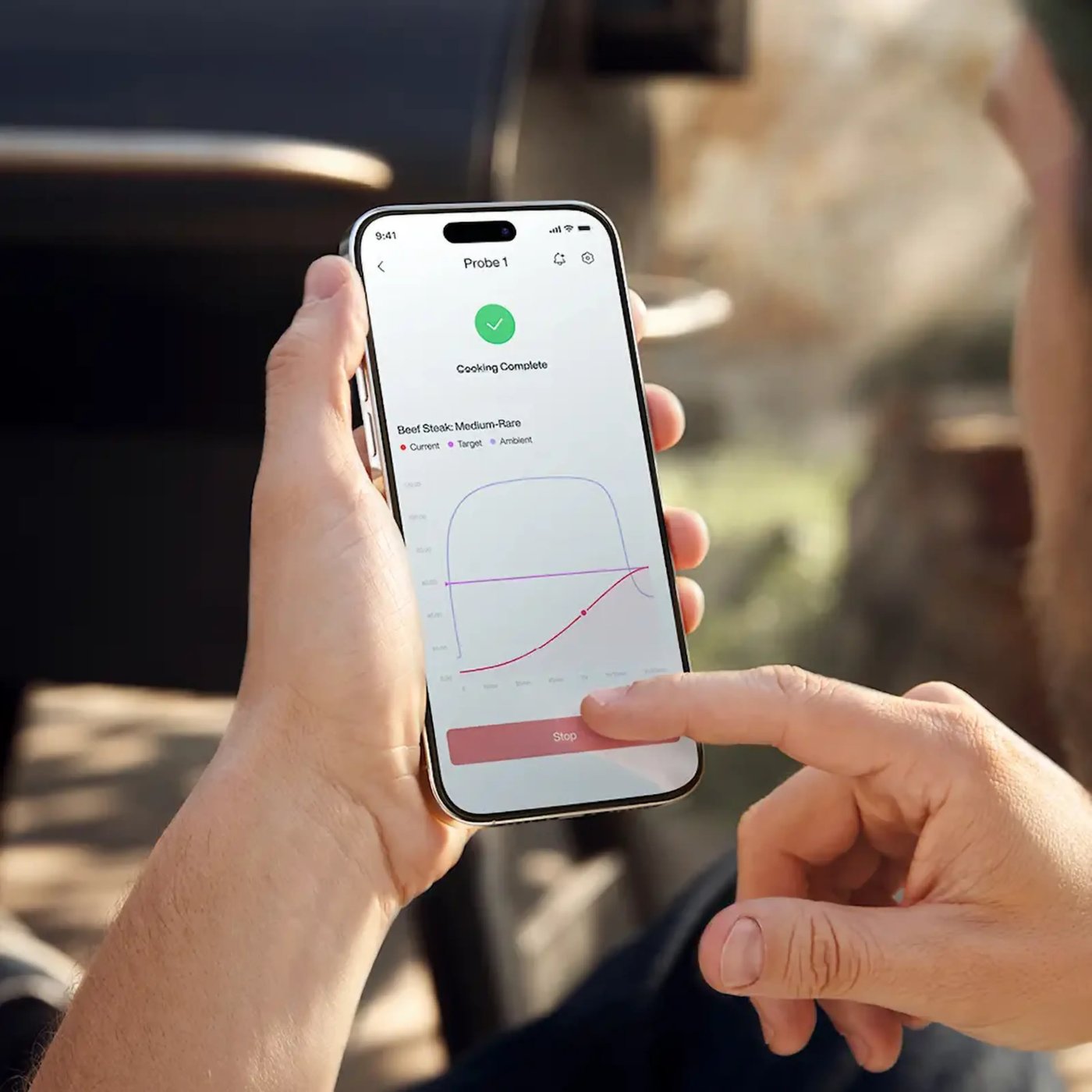 Typhur Sync Dual trådlös grill- och stektermometer med två sonder