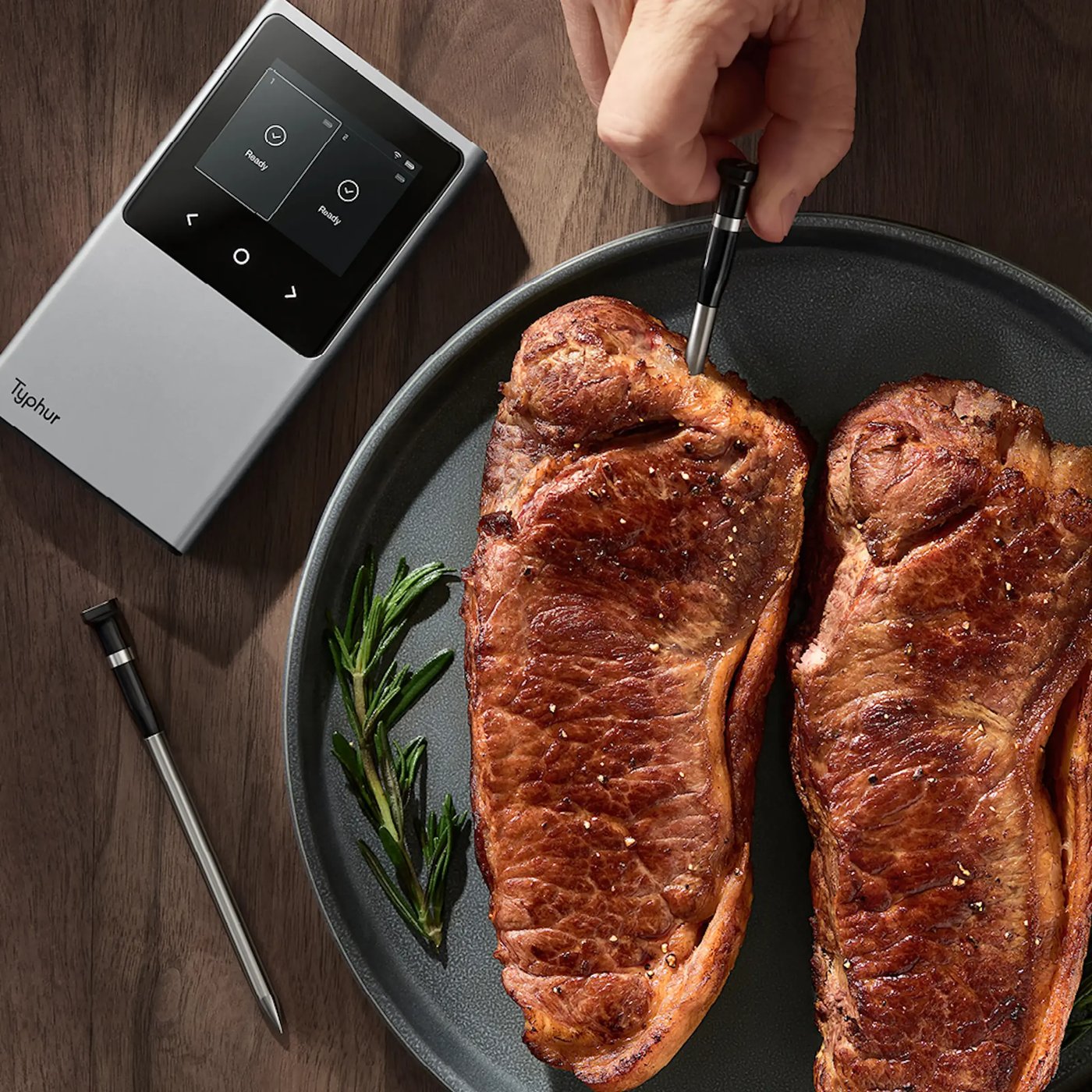 Typhur Sync Dual trådlös grill- och stektermometer med två sonder