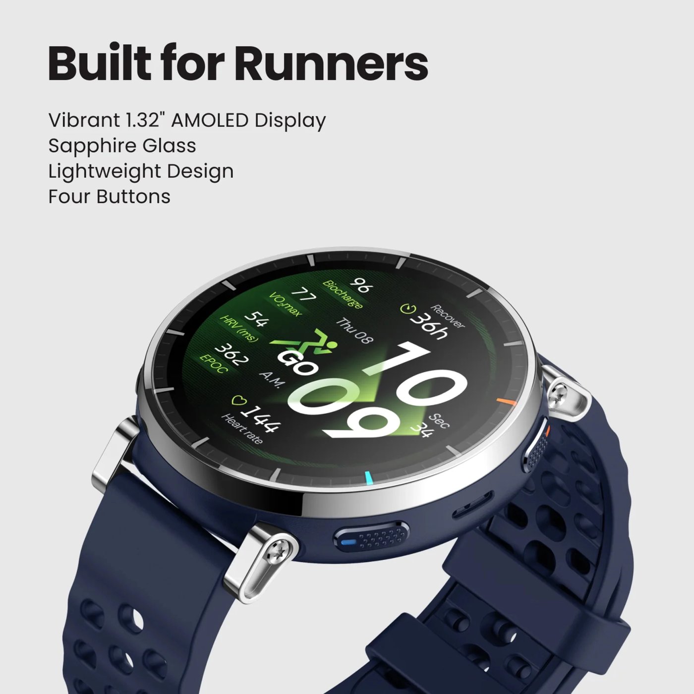 Amazfit Active 3 Premium Apex Silver