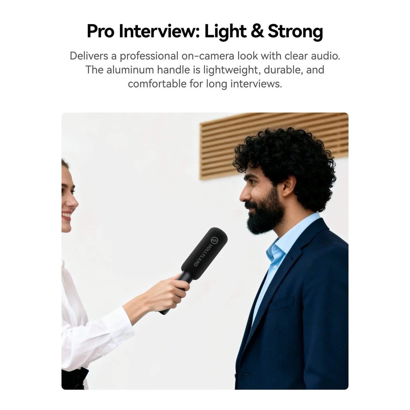 Hollyland Interview Adapter för trådlösa mikrofoner
