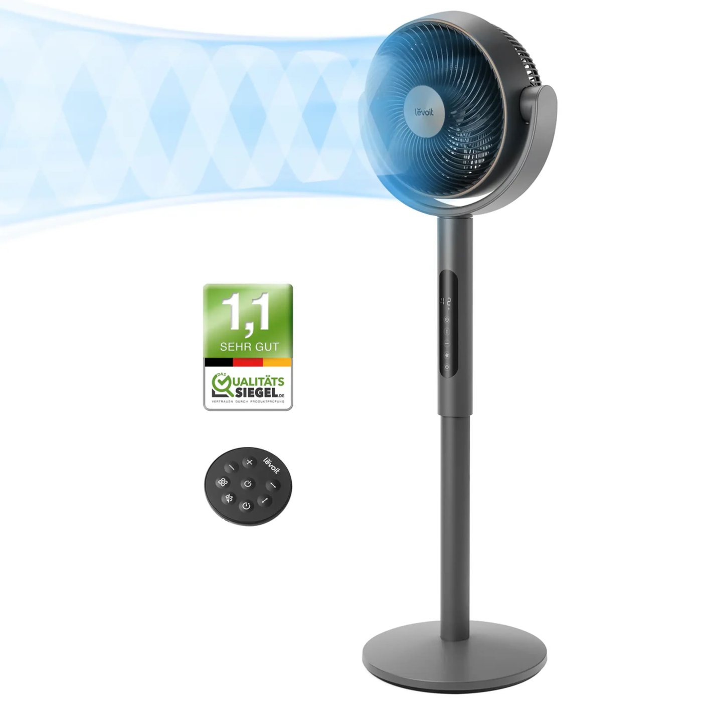 Levoit CirculAir Pedestal Fan gulvvifte
