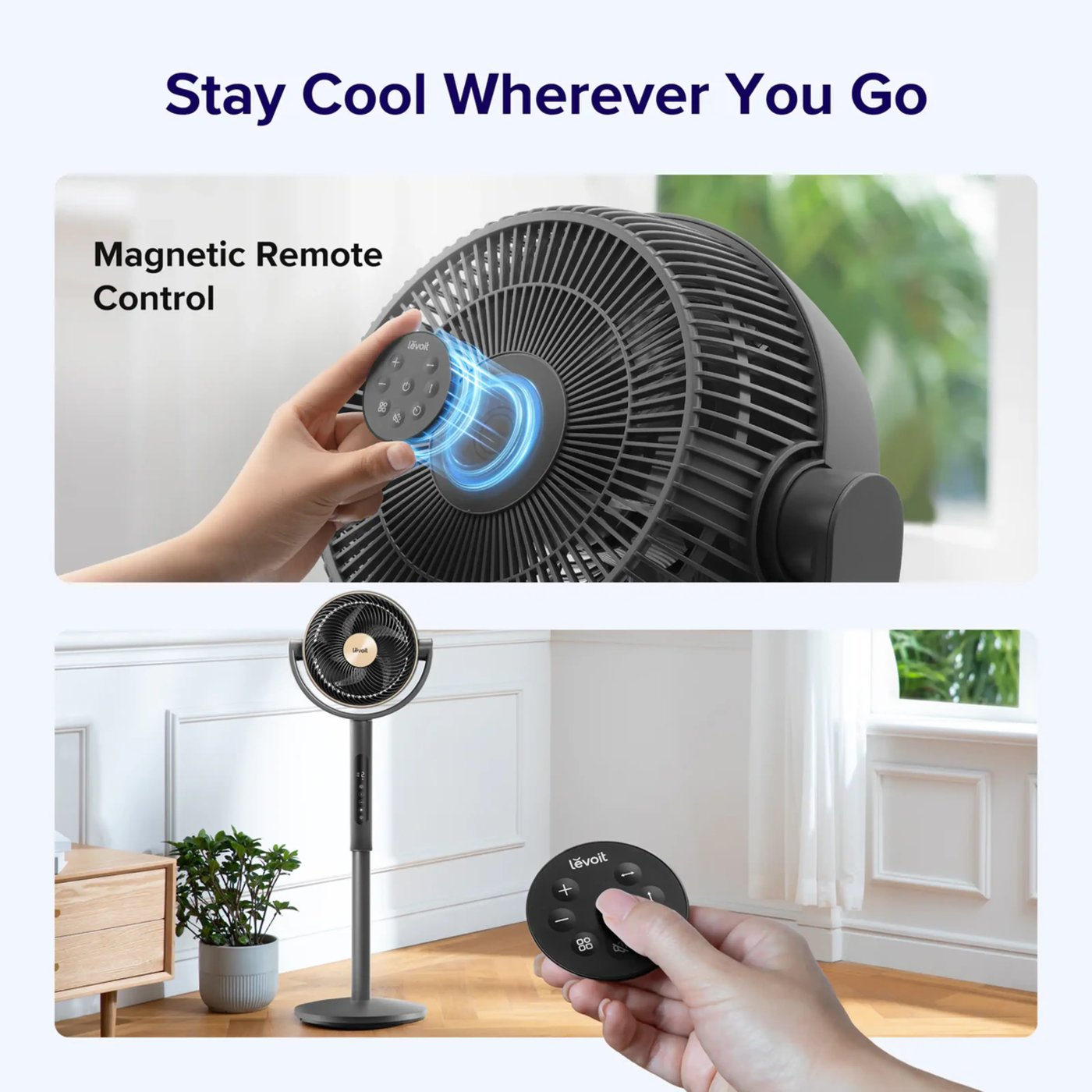 Levoit CirculAir Pedestal Fan gulvvifte