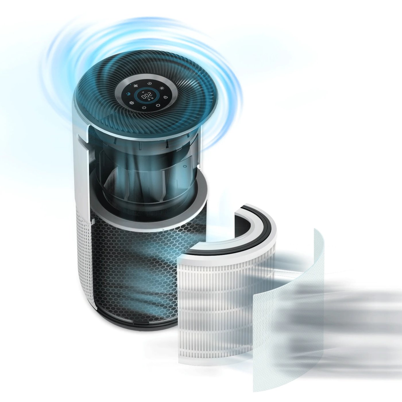 Levoit Core 400S Smart luftrenare med HEPA-filter