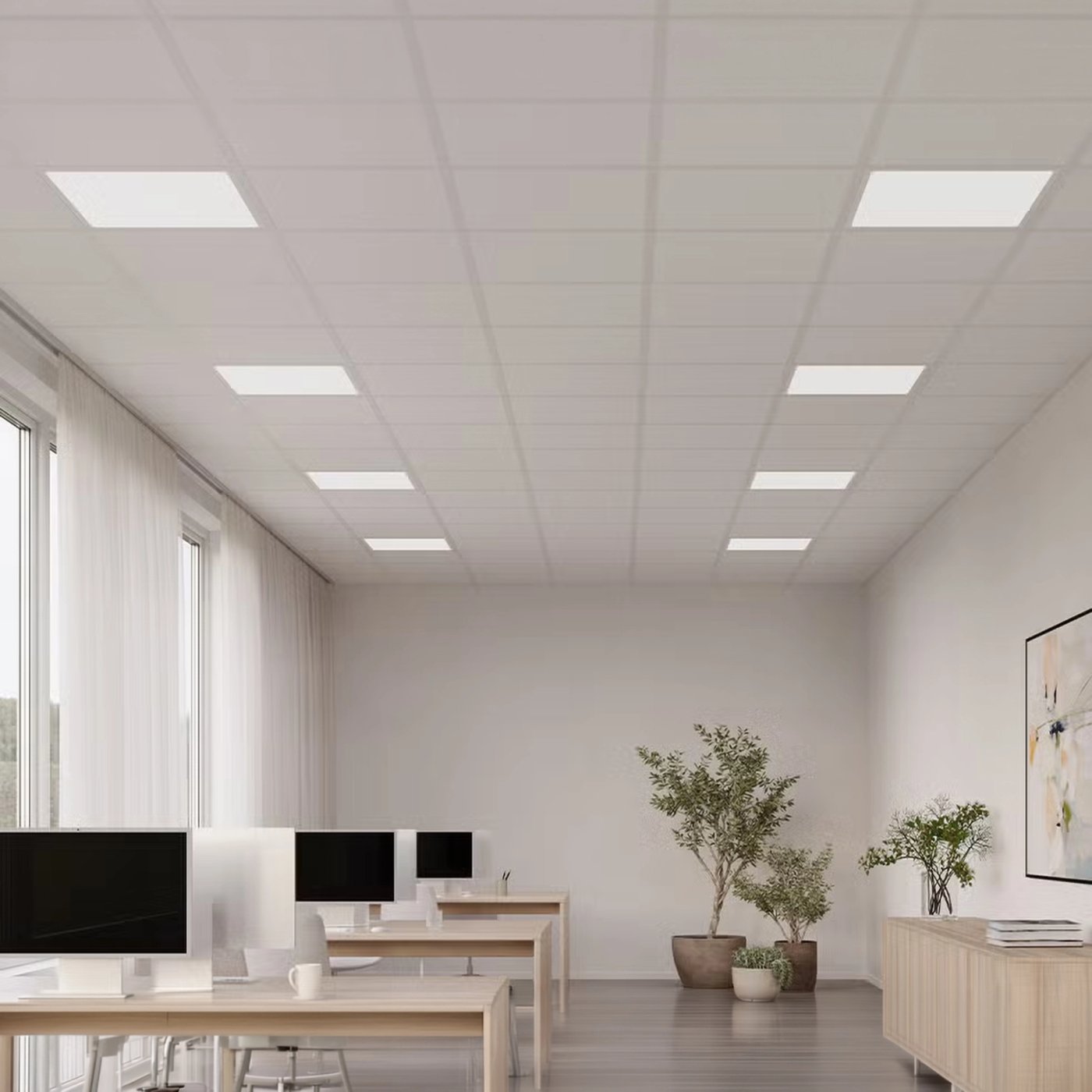 Plejd LPN-01 smart LED-panel Hvit