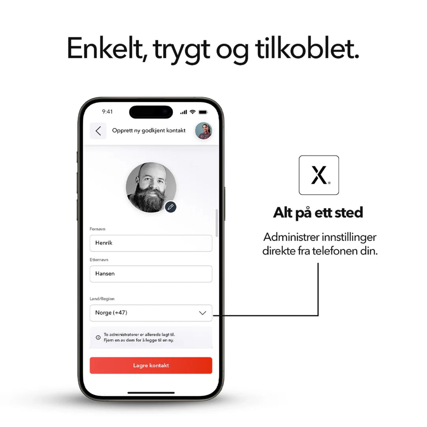 Xplora One - barnmobil uten internett og sosiale medier Svart