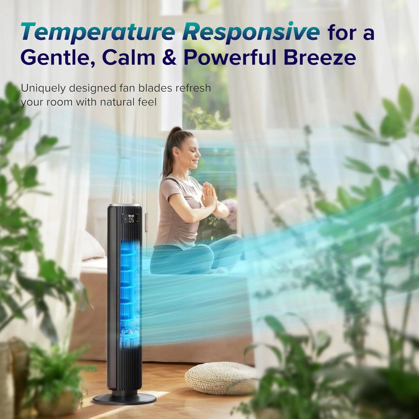 Levoit TempSense 36 DC tårnvifte