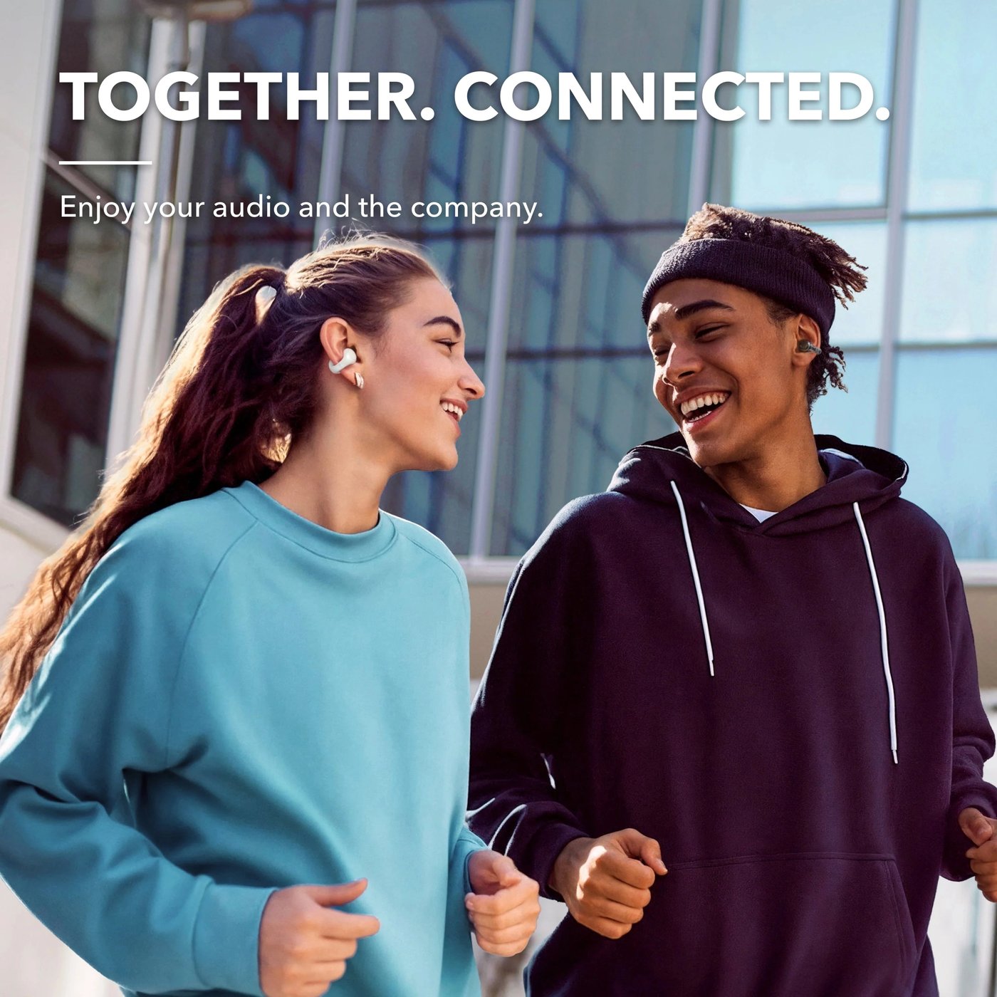 Soundcore C30i open ear-hodetelefoner med clip-on-design Svart