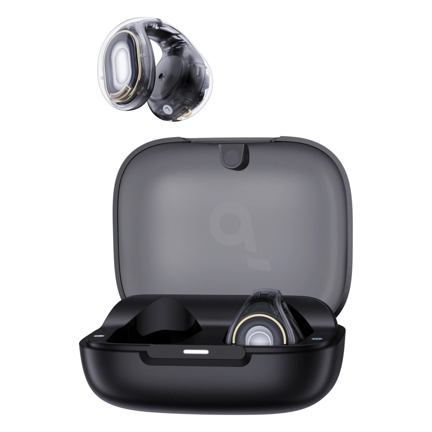 Soundcore C30i open ear-hodetelefoner med clip-on-design Svart
