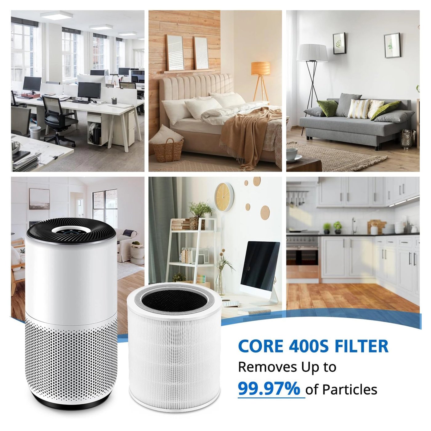 Levoit Core 400S 3-stegsfilter