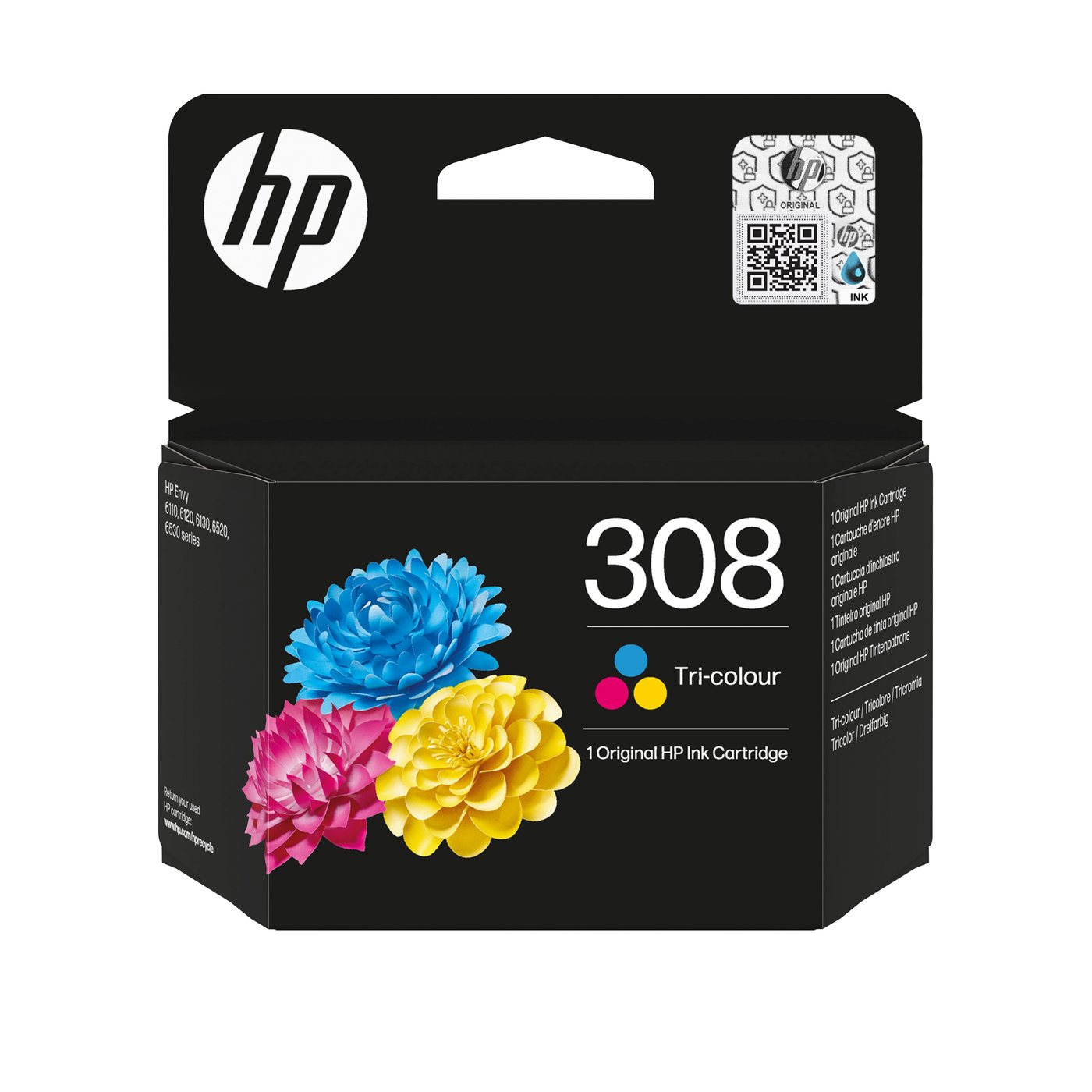 HP 308 Blekkpatron – flere farger