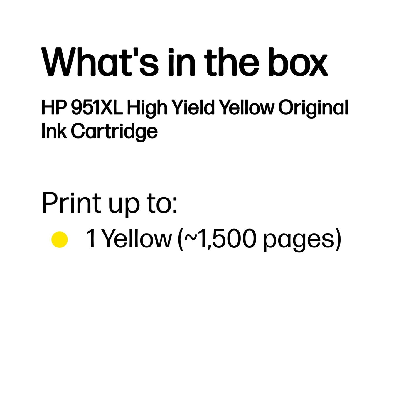 HP nr 951XL - Gul