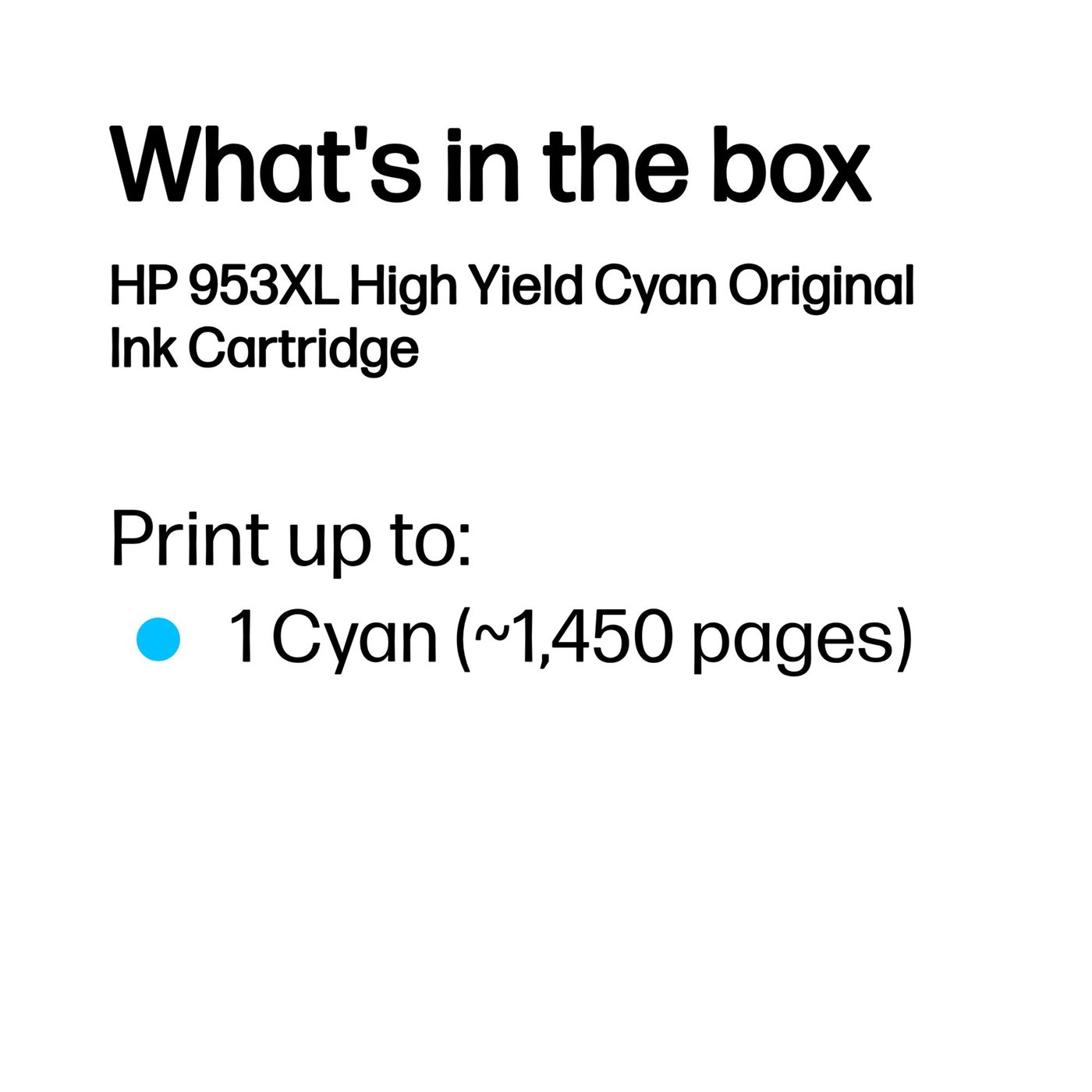 HP 953XL Blekkpatron - Cyan
