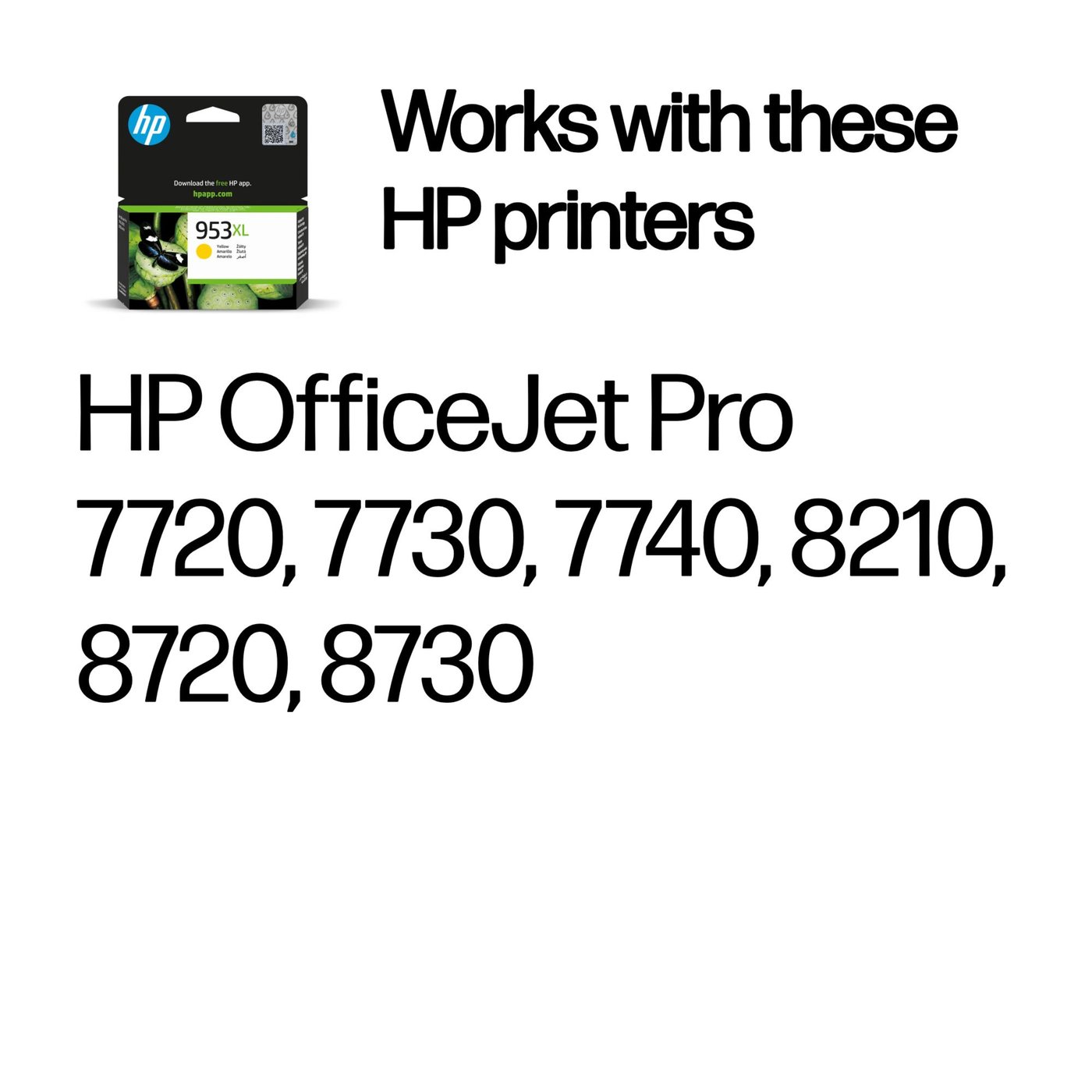 HP 953XL Blekkpatron - Gul