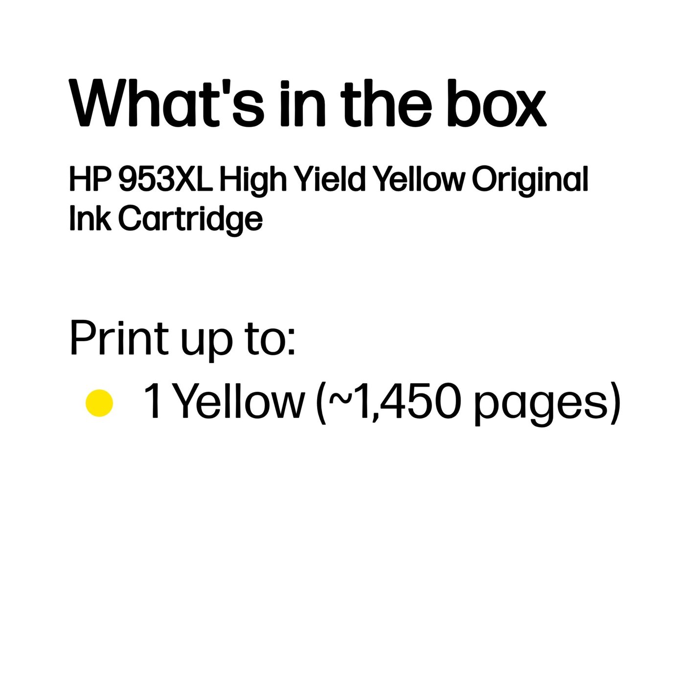 HP 953XL Blekkpatron - Gul