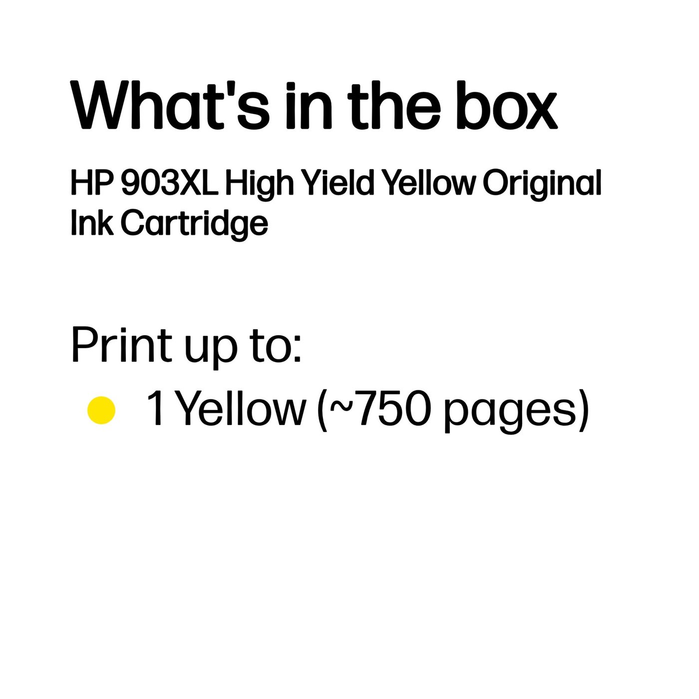 HP 903XL Bläckpatron Gul