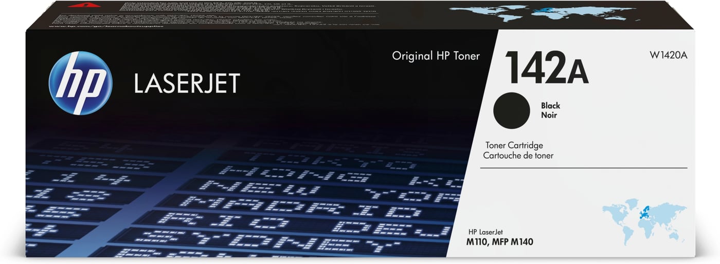 HP Toner 142A - Svart