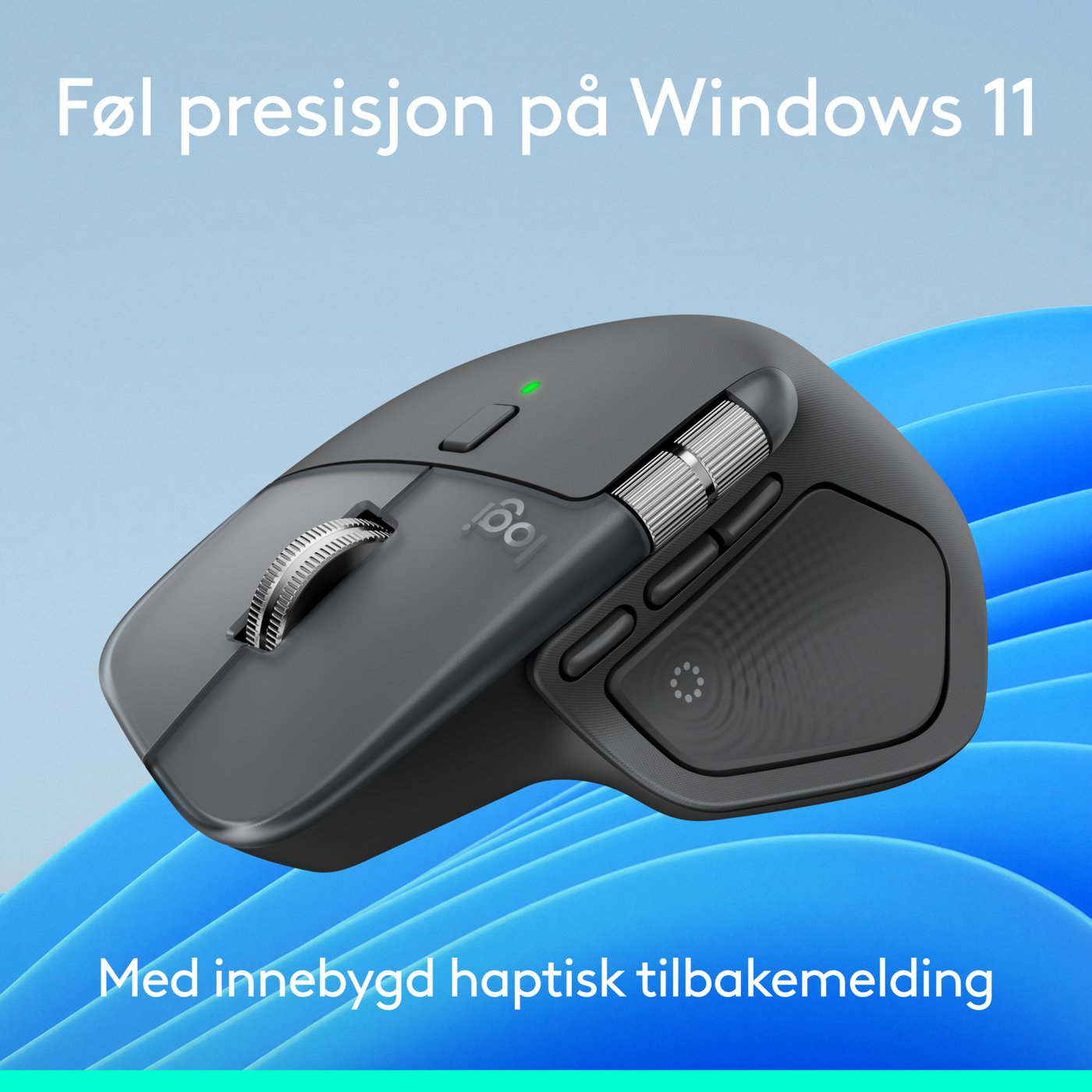 Logitech MX Master 4 Trådløs ergonomisk mus Graphite