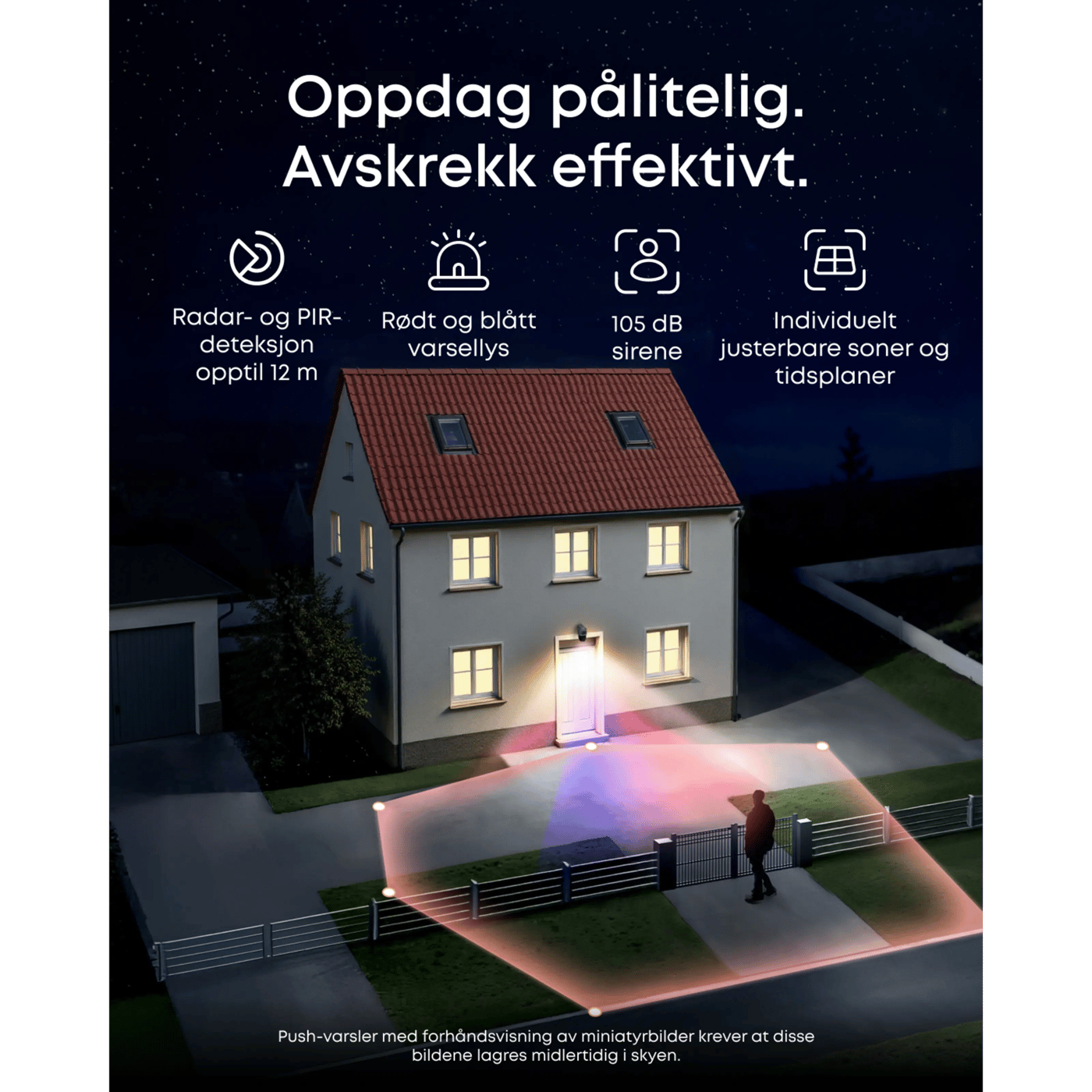 Eufy eufyCam S4 Solo 3-i-1 overvåkingskamera med solpanel