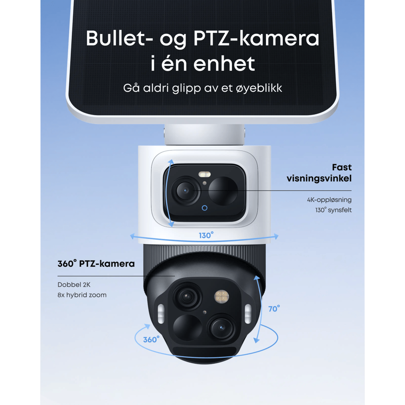 Eufy eufyCam S4 Overvåkingssystem med solpanel 2-pack