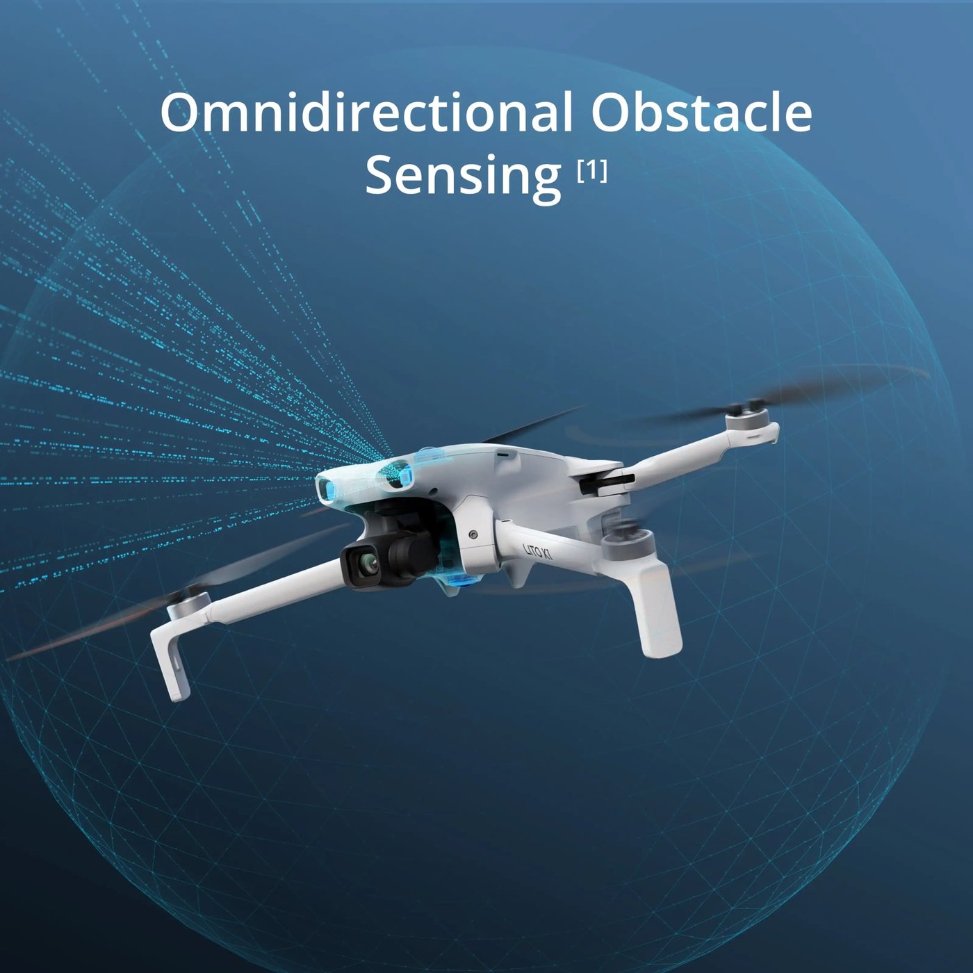 DJI Lito X1 kameradrönare med 4K HDR Grå