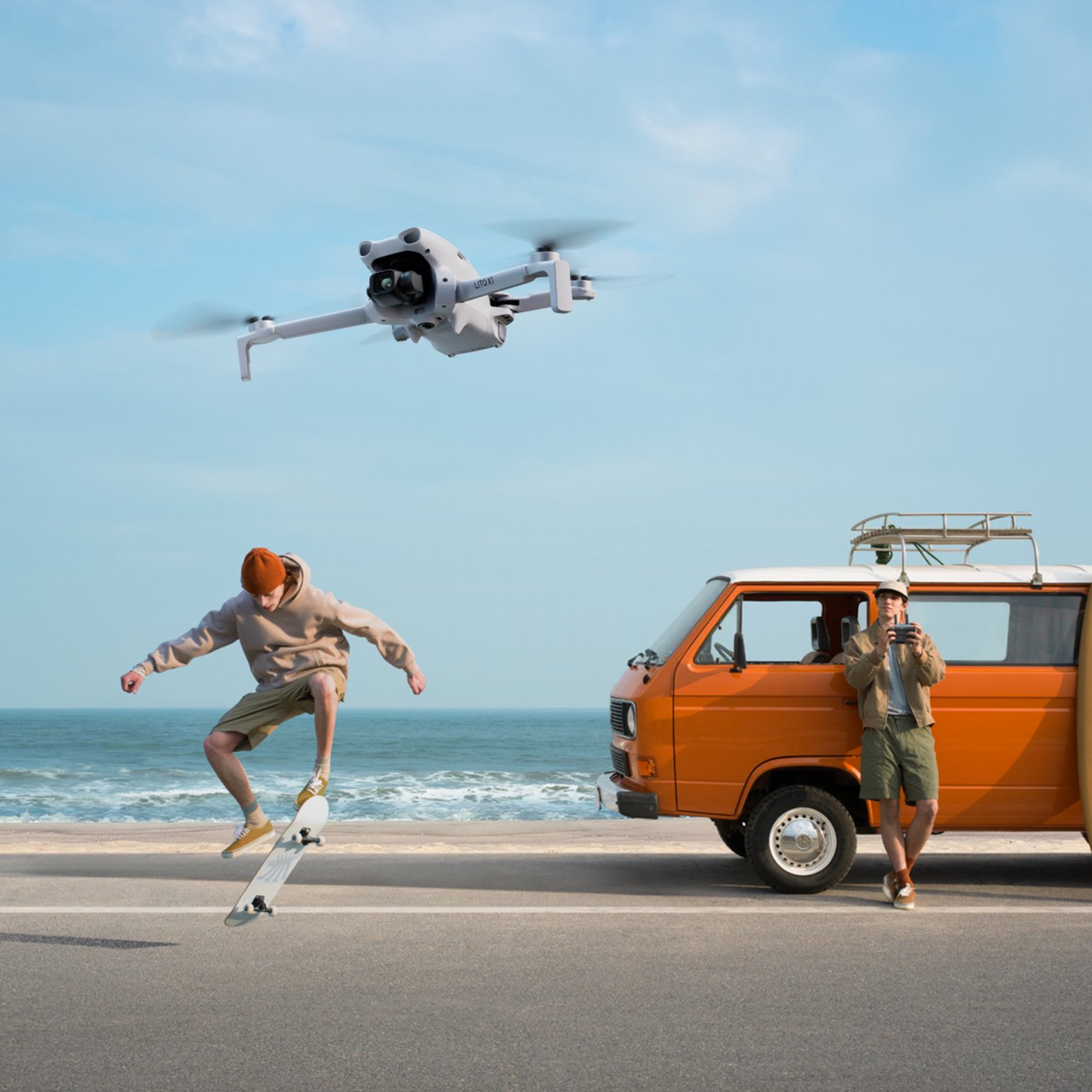 DJI Lito X1 kameradrönare med 4K HDR Grå