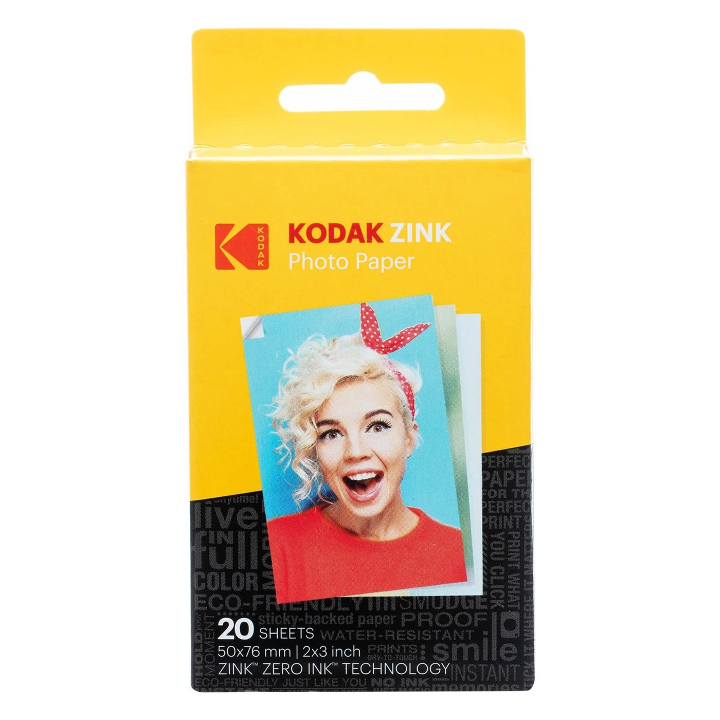 Kodak Zink fotopapper 2 x 3" 20-pack