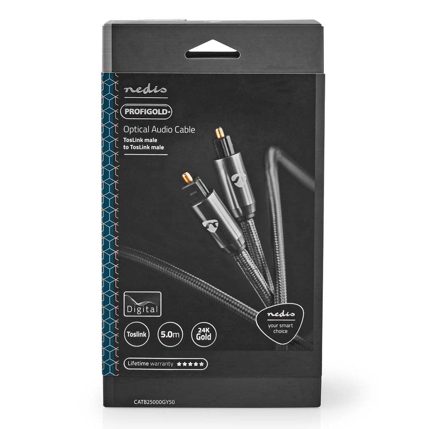 Nedis Optisk ljudkabel Toslink 5 m