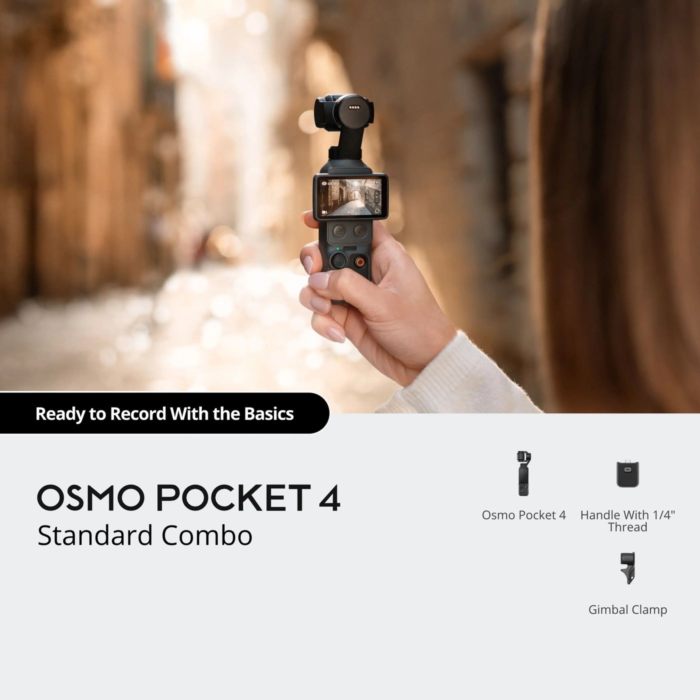 DJI Osmo Pocket 4 gimbalkamera Svart
