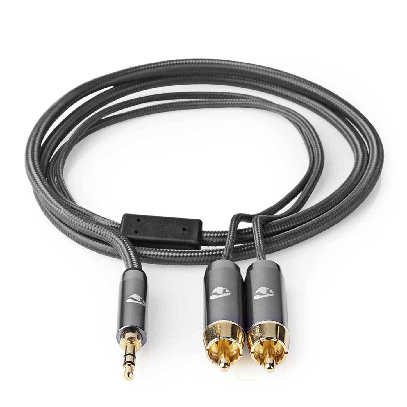 Nedis Stereoljudkabel 3,5 mm till 2x RCA 1 m