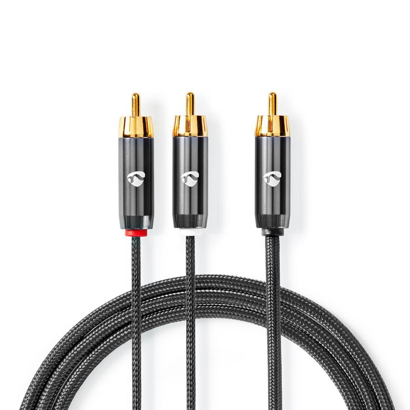 Nedis Subwooferkabel RCA till 2x RCA 3 m