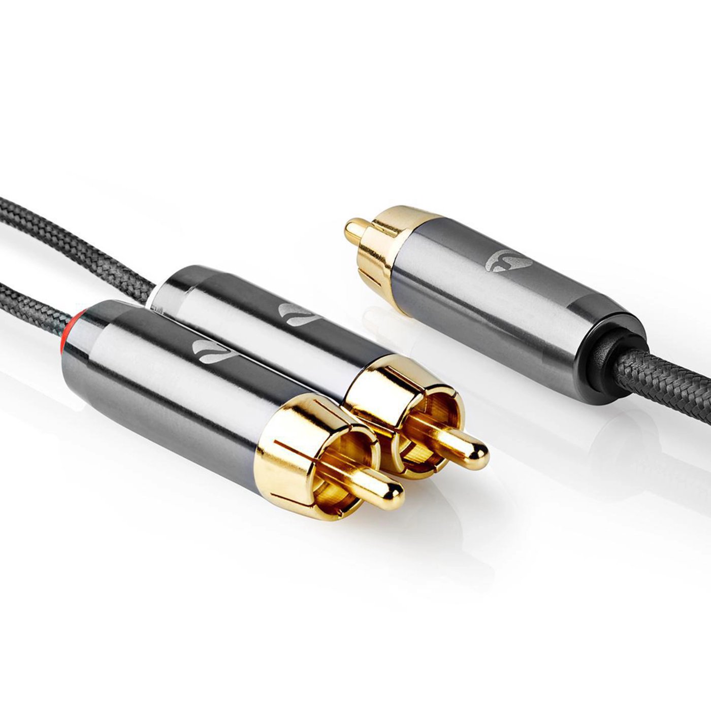 Nedis Subwooferkabel RCA till 2x RCA 3 m