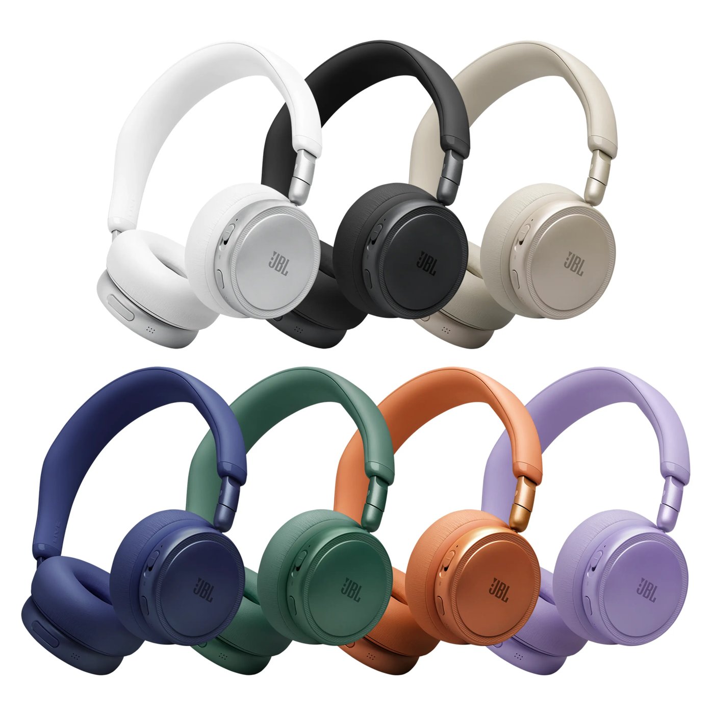 JBL Live 680NC trådløse on-ear-hodetelefoner Black