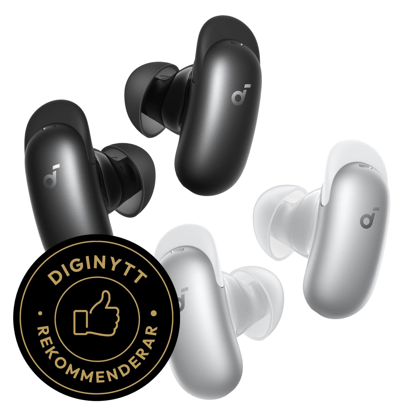 Soundcore Liberty 5 Pro trådlösa in-ear-hörlurar Svart