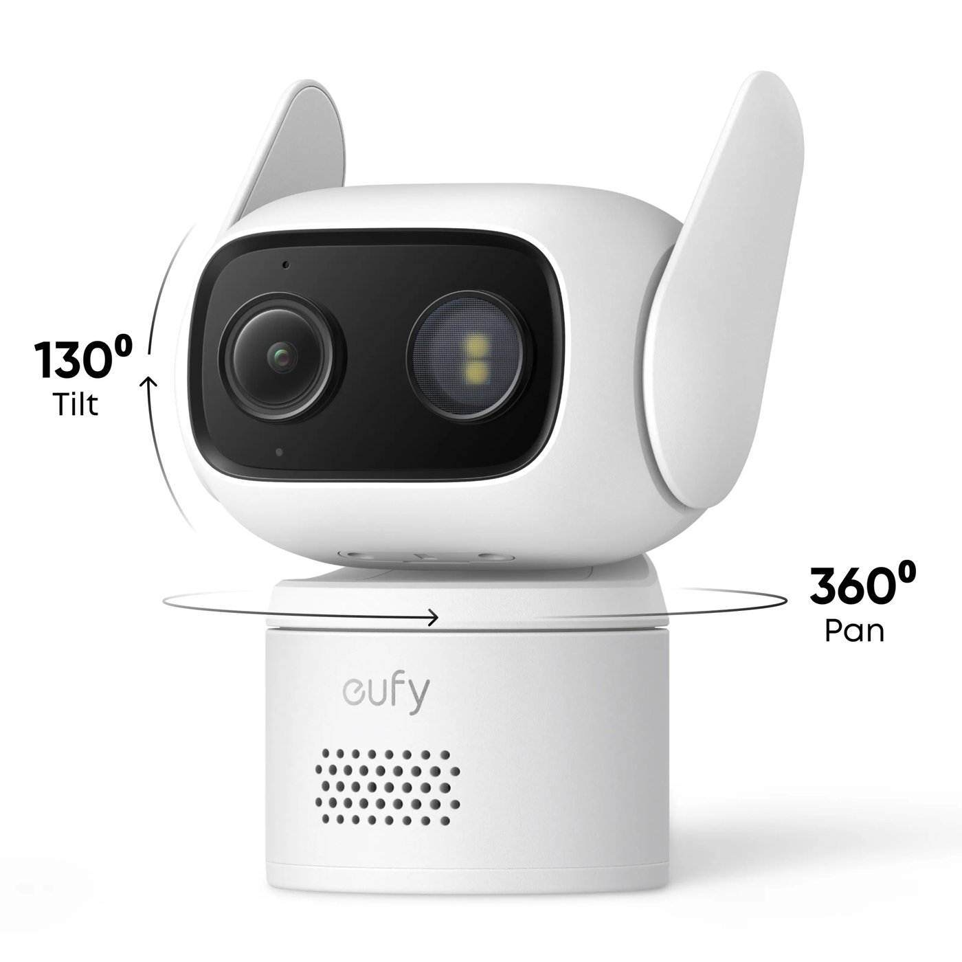 Eufy C31 Övervakningskamera med 360° panorering Vit