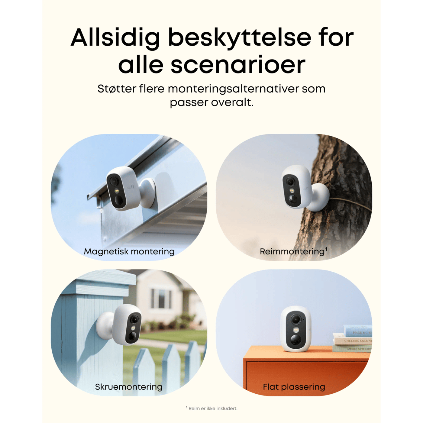 Eufy eufyCam C35 Overvåkingssystem 4-pack