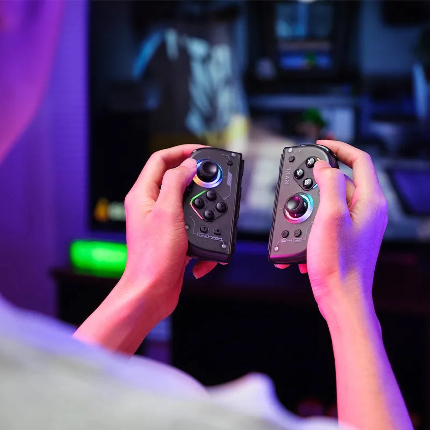 NYXI Hyperion 2 Joy-Con til Nintendo Switch Svart