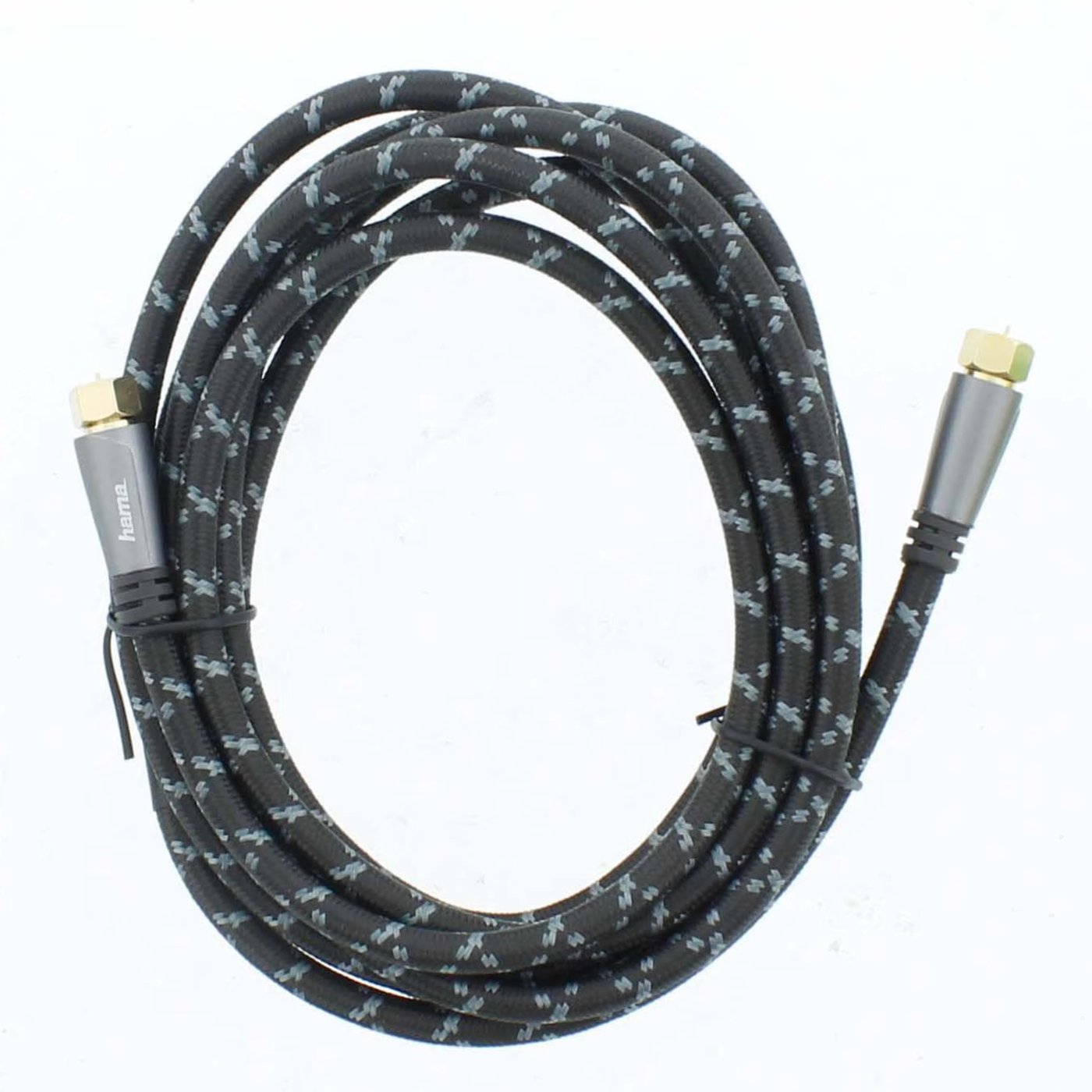Hama SAT-antennkabel med F-kontakt 120 dB 3 m