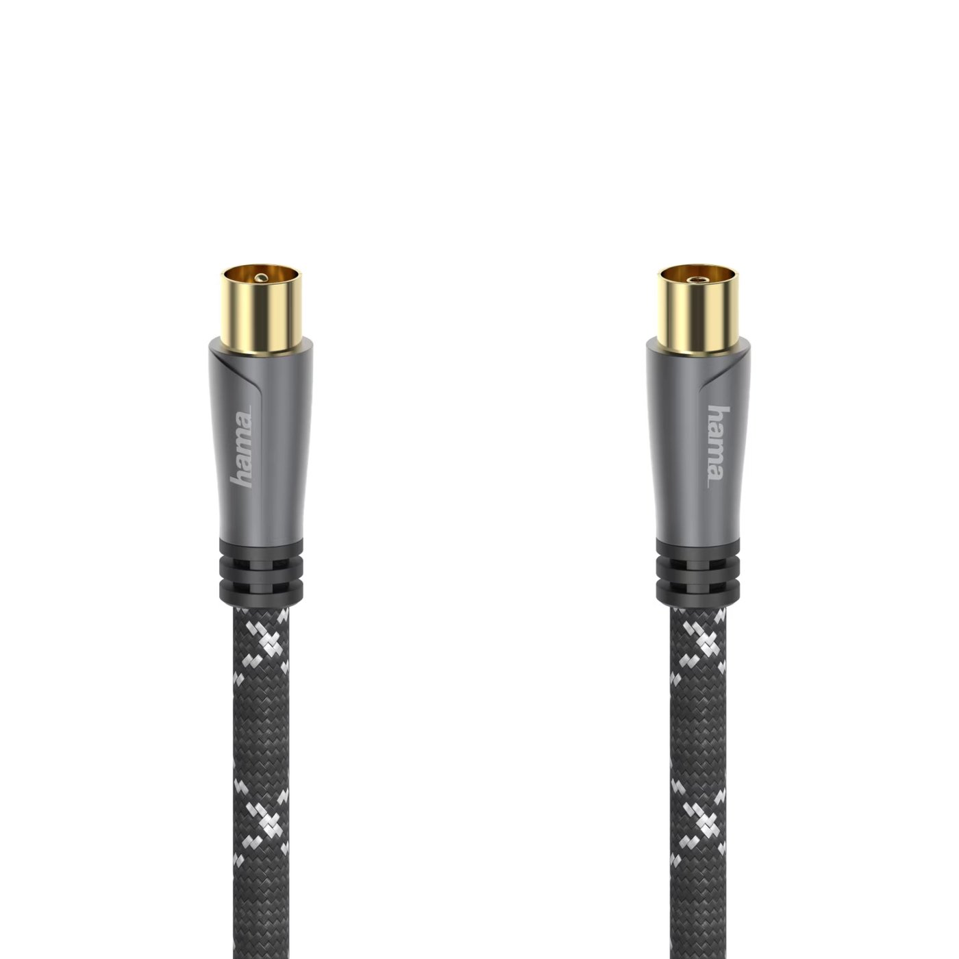 Hama Antennkabel med quad-skärmning 120 dB 3 m