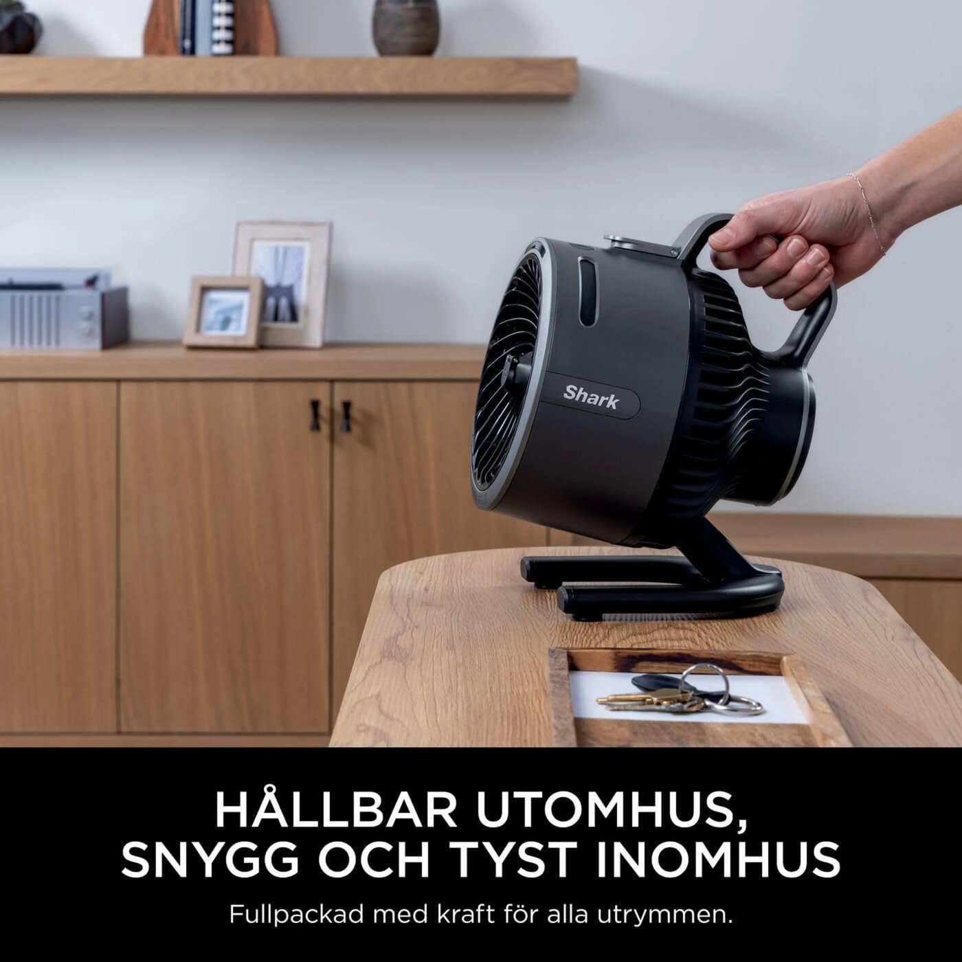 Shark FlexBreeze HydroGo dimfläkt Antracitgrå