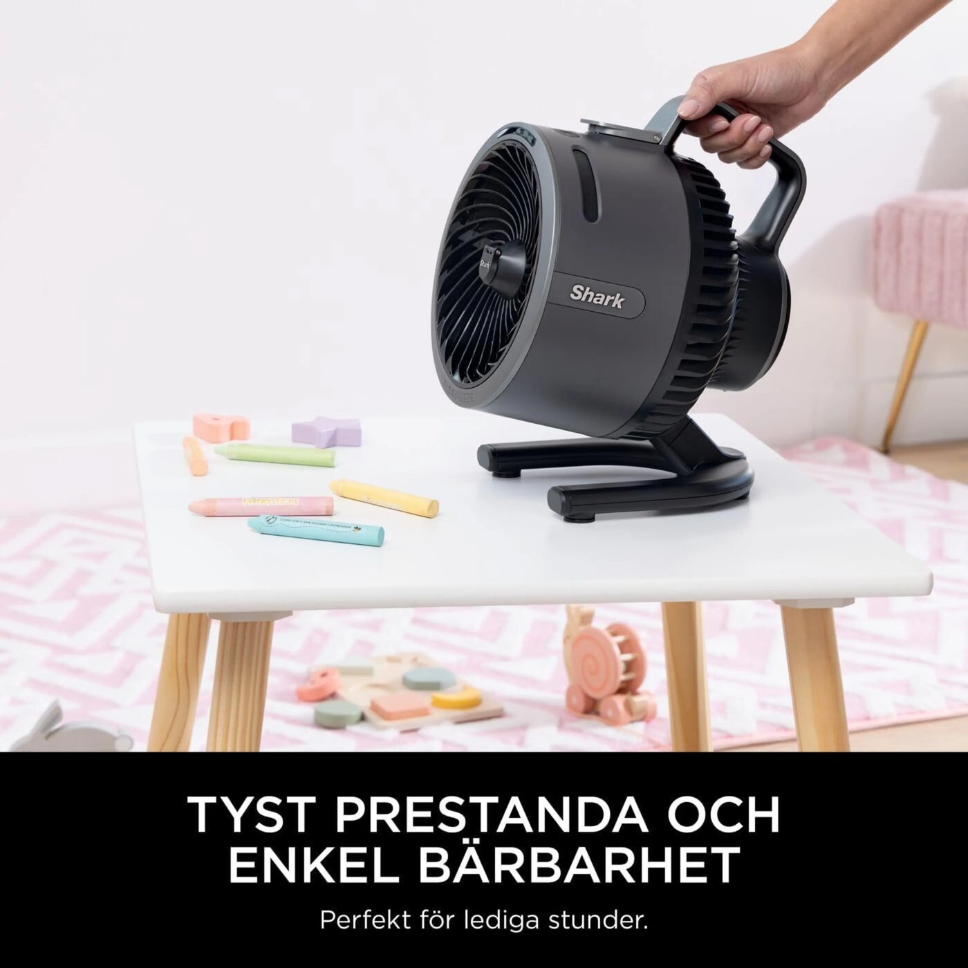 Shark FlexBreeze HydroGo dimfläkt Antracitgrå