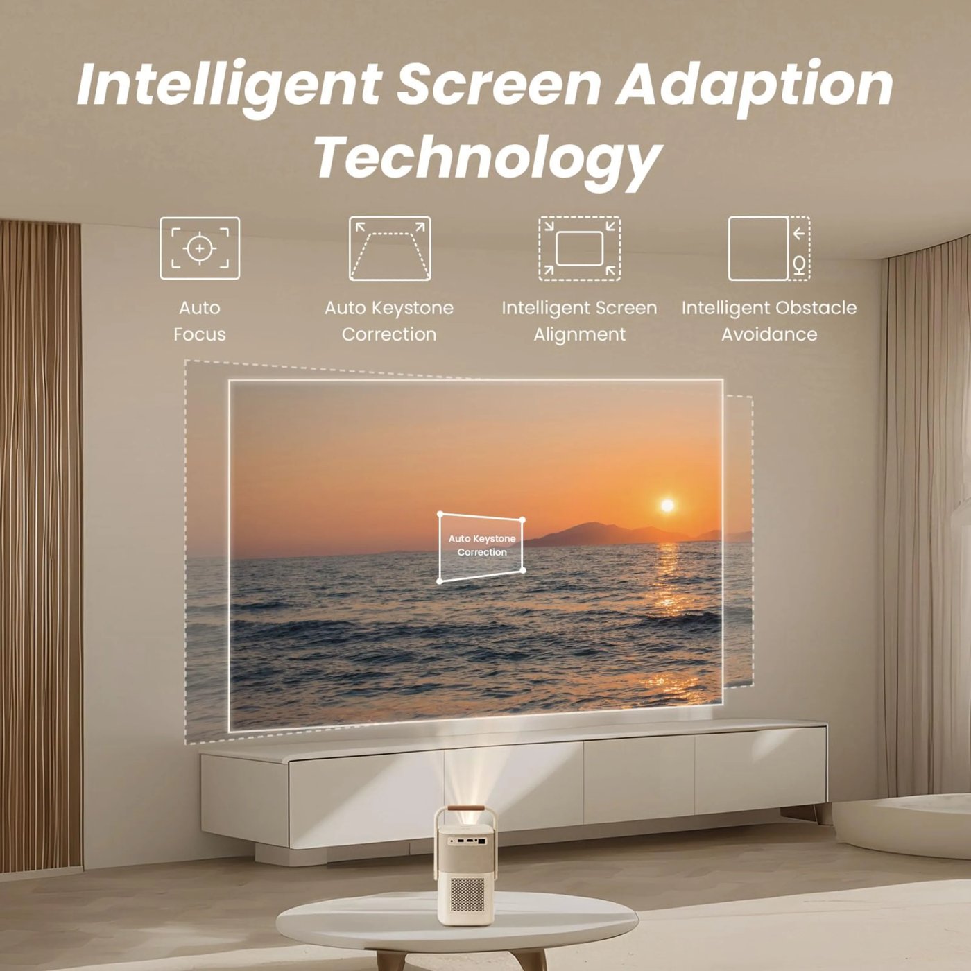 Yaber T2 Plus GTV bärbar Full HD-projektor