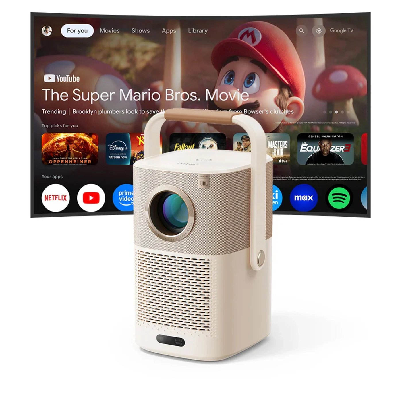 Yaber T2 Plus GTV bärbar Full HD-projektor