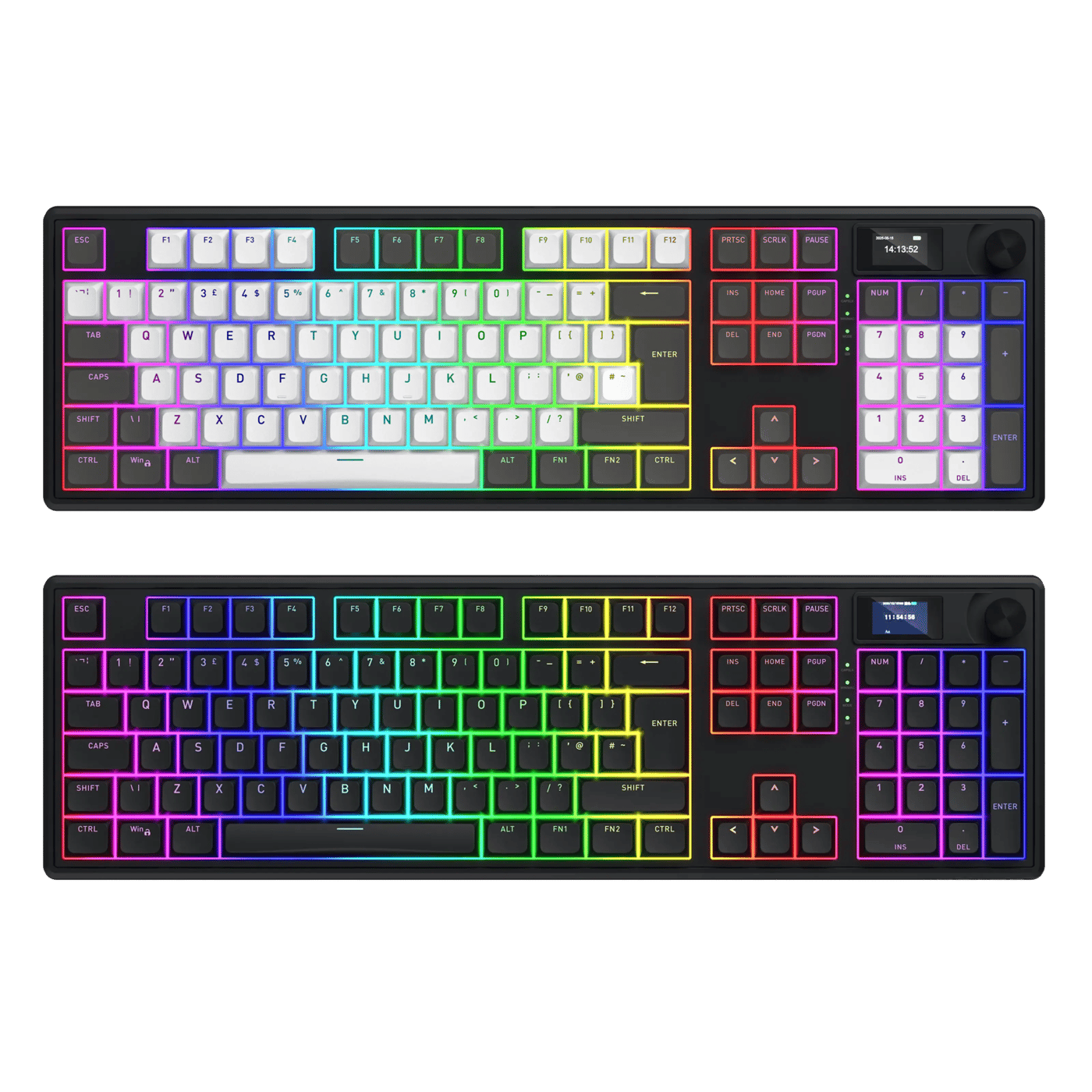 HATOR Skyfall 100 Pro trådlöst gamingtangentbord Grå