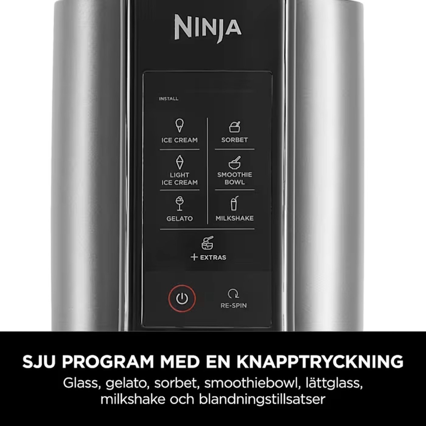 Ninja CREAMi glassmaskin med 7 program