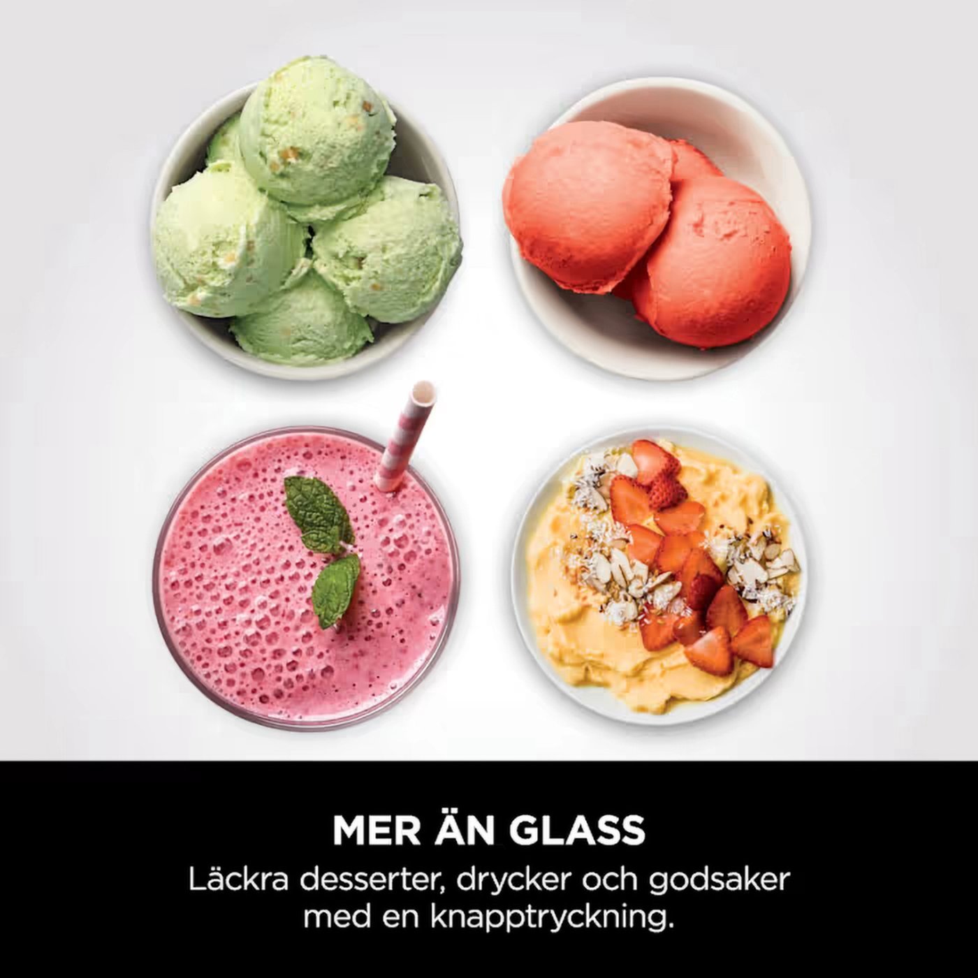Ninja CREAMi glassmaskin med 7 program