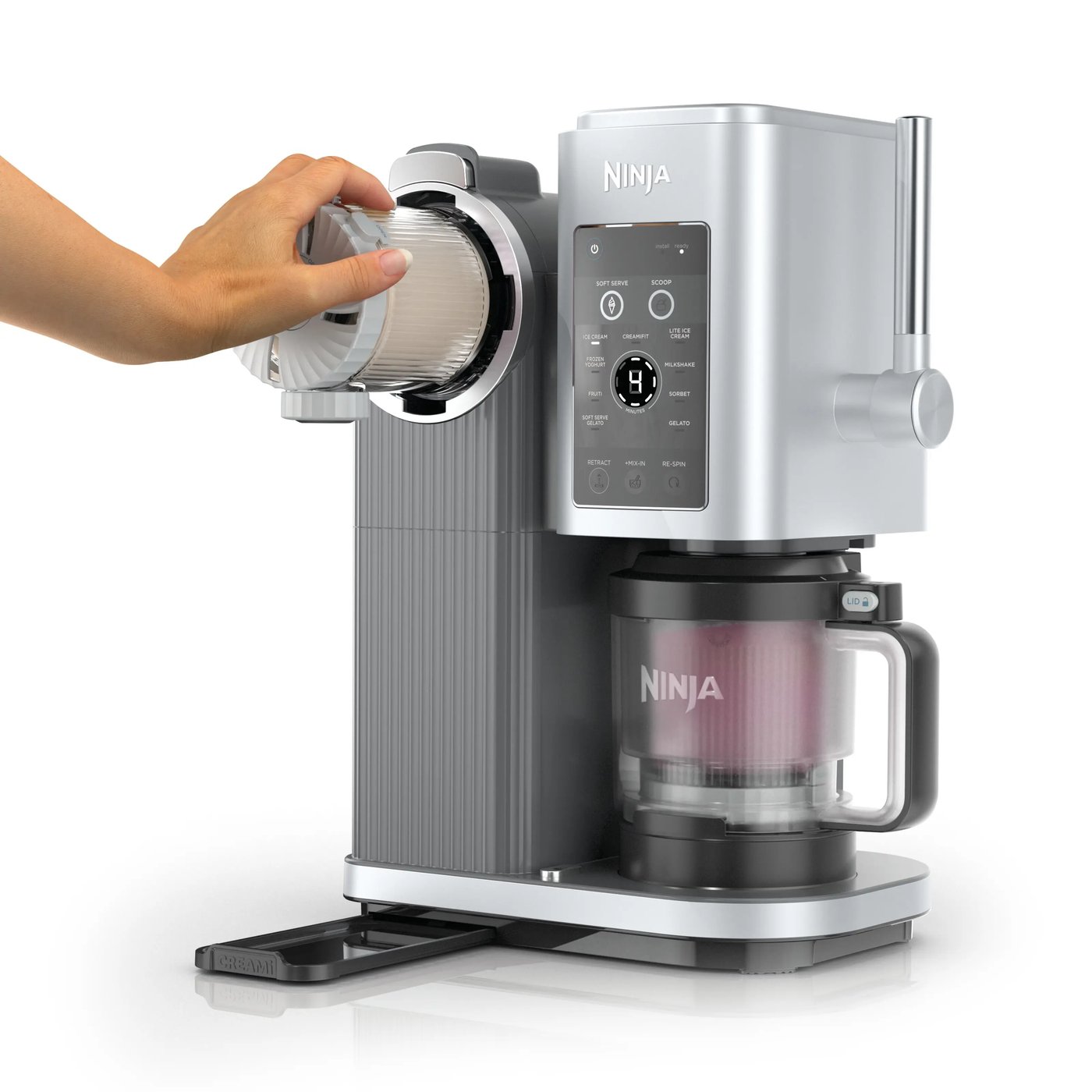 Ninja CREAMi Scoop & Swirl 13-i-1 iskremmaskin Platinum Silver