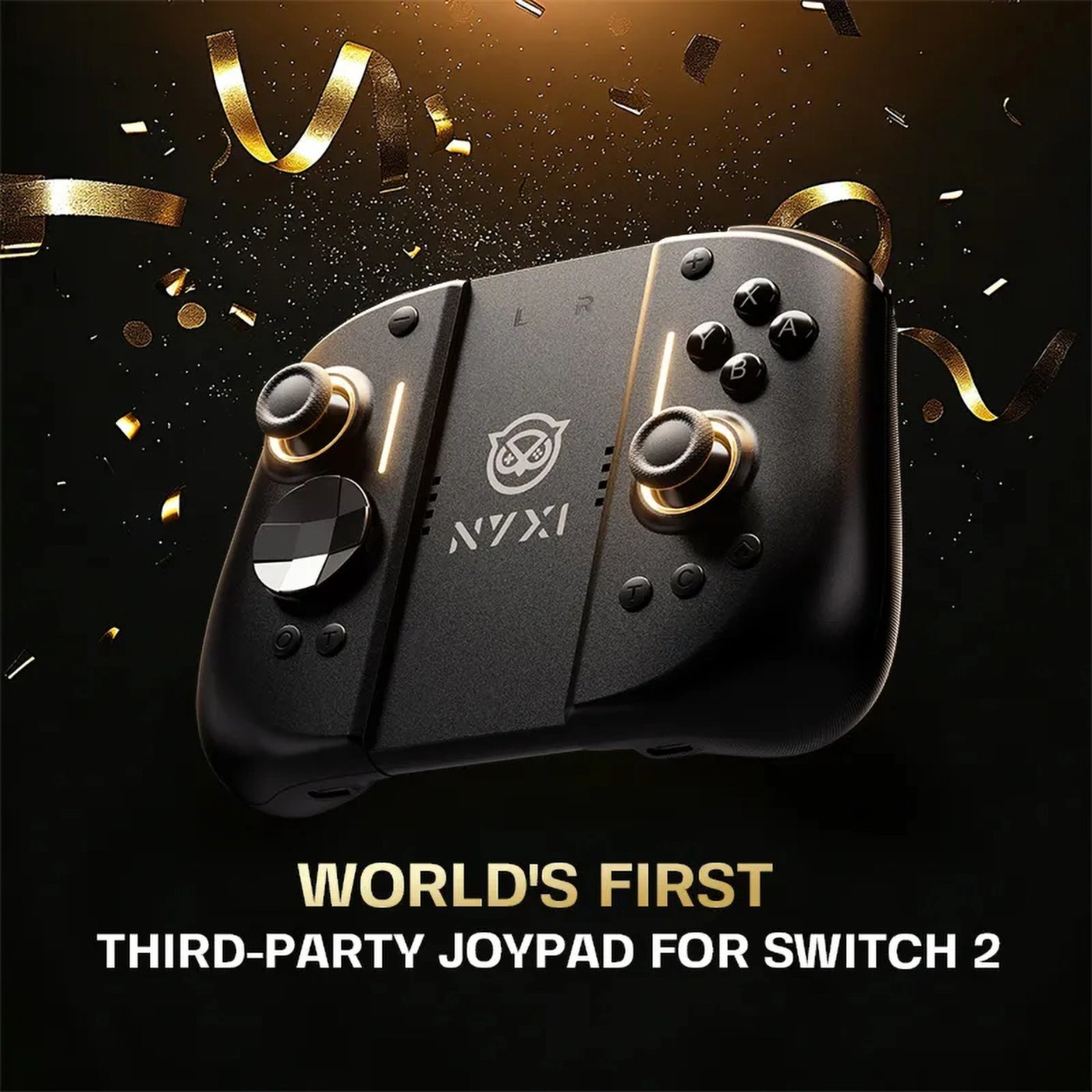 NYXI Hyperion 3 trådlös JoyPad för Nintendo Switch 2 Svart